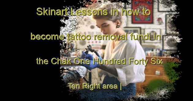 Skinart Lessons in how to become tattoo removal fundi in the Chak One Hundred Forty Six  Ten Right area | RemovalTraining | RemovalClasses | SkinartTraining-Pakistan